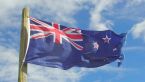 The Kiwi flag in the wind